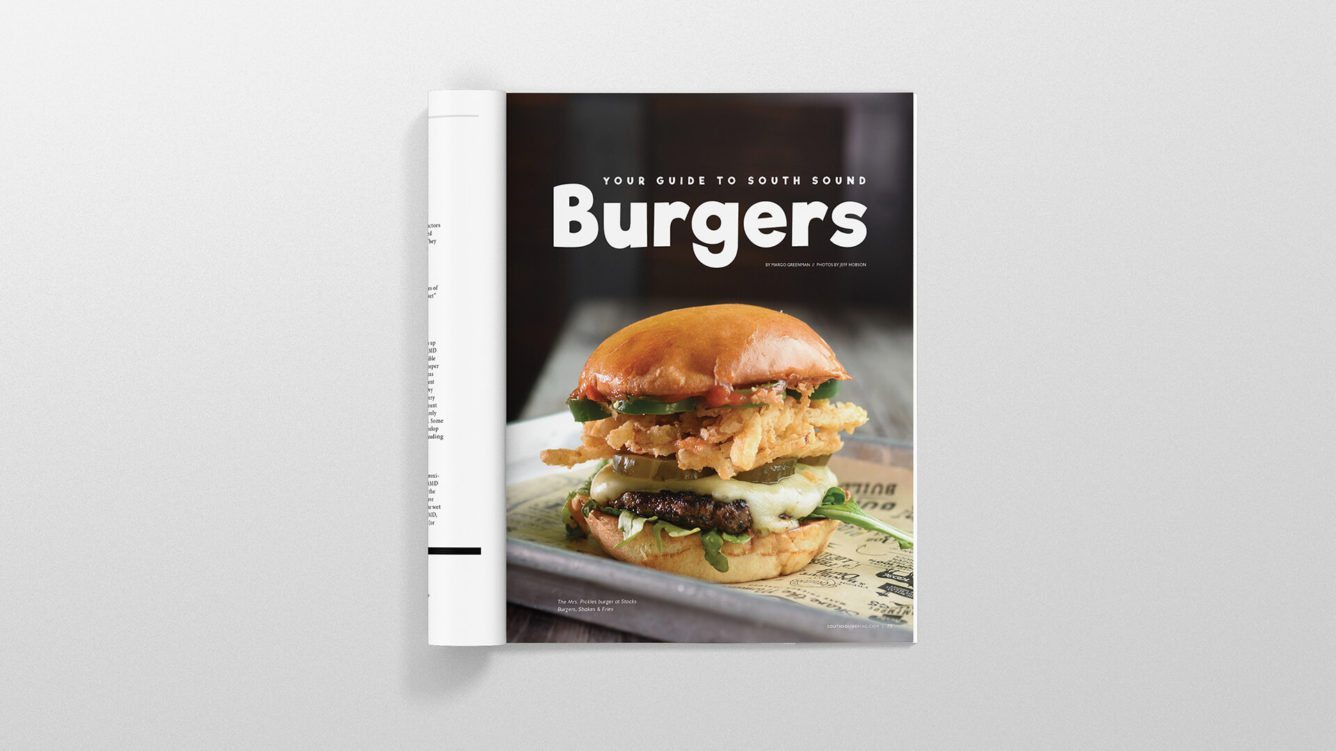 Burgers Editorial Design